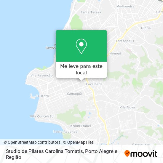 Studio de Pilates Carolina Tomatis mapa