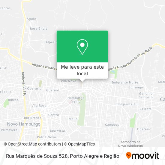 Rua Marquês de Souza 528 mapa
