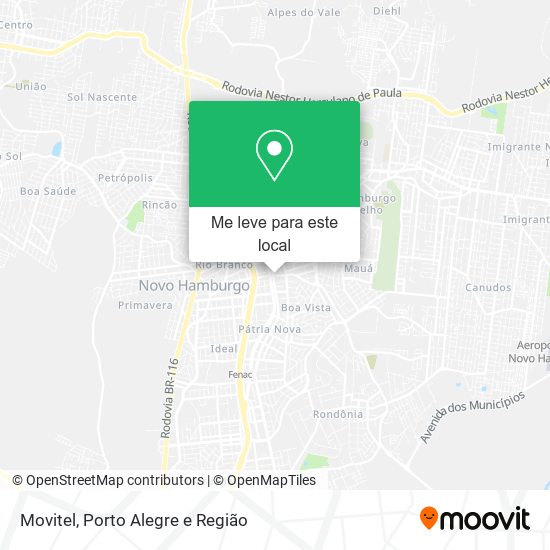 Movitel mapa