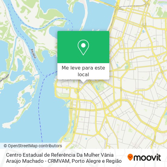 Centro Estadual de Referência Da Mulher Vânia Araújo Machado - CRMVAM mapa