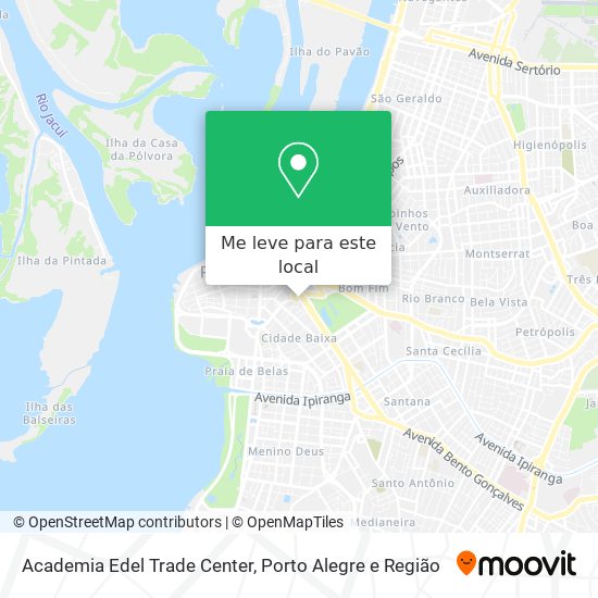 Academia Edel Trade Center mapa