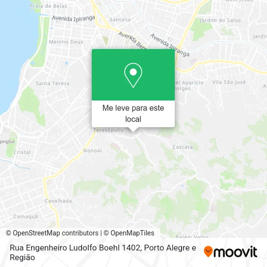Rua Engenheiro Ludolfo Boehl 1402 mapa