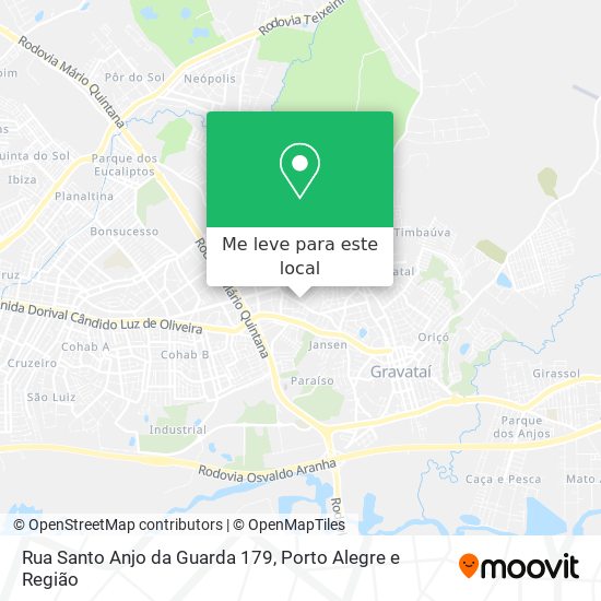 Rua Santo Anjo da Guarda 179 mapa