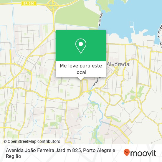 Avenida João Ferreira Jardim 825 mapa