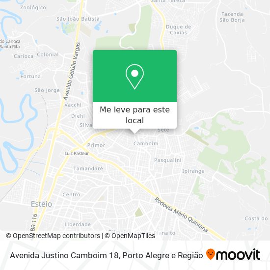 Avenida Justino Camboim 18 mapa