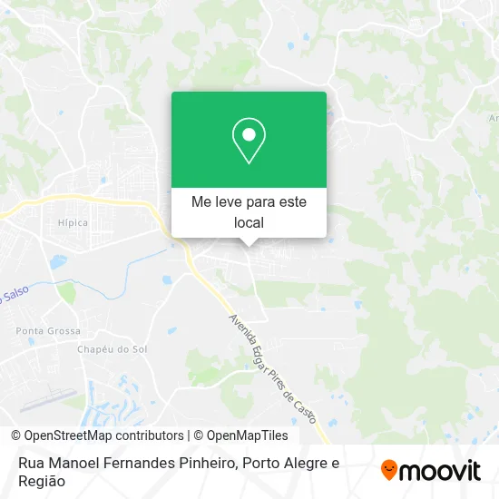 Rua Manoel Fernandes Pinheiro mapa