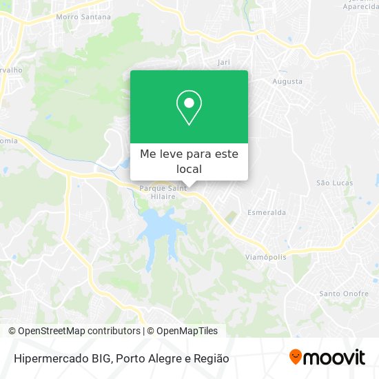 Hipermercado BIG mapa