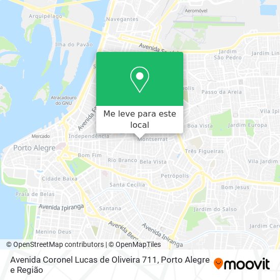 Avenida Coronel Lucas de Oliveira 711 mapa