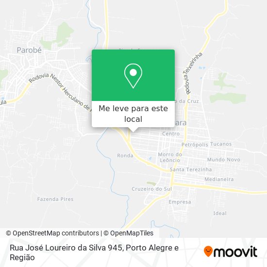 Rua José Loureiro da Silva 945 mapa