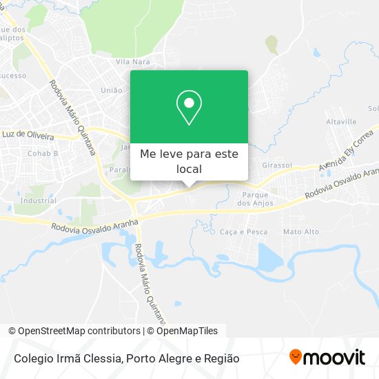 Colegio Irmã Clessia mapa