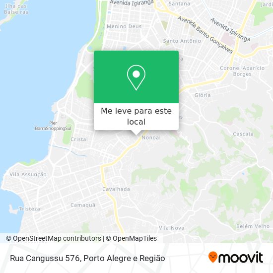 Rua Cangussu 576 mapa