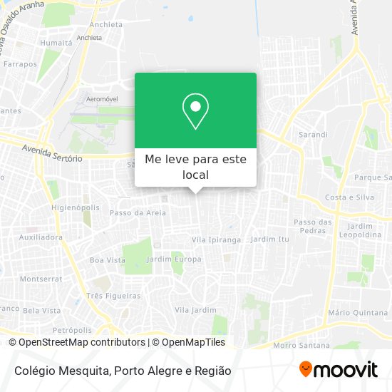 Colégio Mesquita mapa