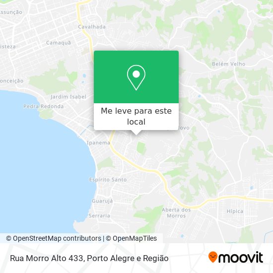 Rua Morro Alto 433 mapa