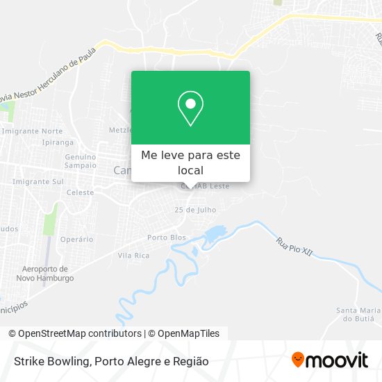 Strike Bowling mapa