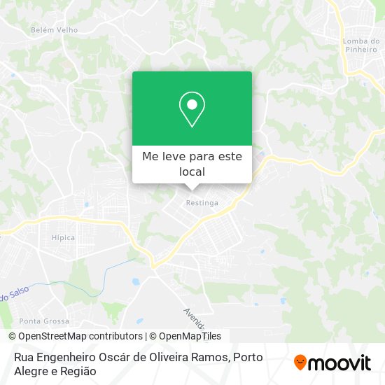 Rua Engenheiro Oscár de Oliveira Ramos mapa