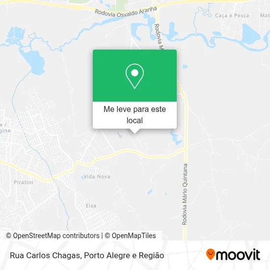 Rua Carlos Chagas mapa