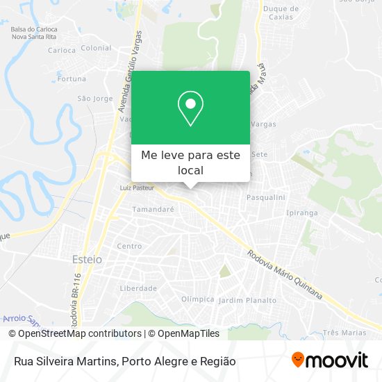 Rua Silveira Martins mapa