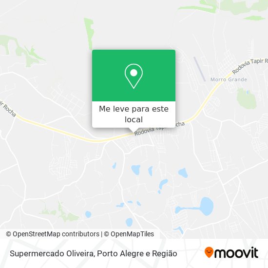 Supermercado Oliveira mapa