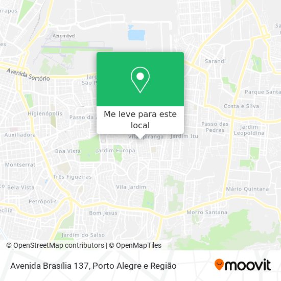 Avenida Brasília 137 mapa