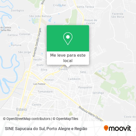 SINE Sapucaia do Sul mapa