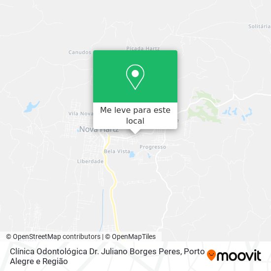 Clínica Odontológica Dr. Juliano Borges Peres mapa