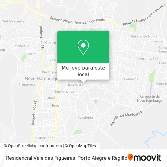 Residencial Vale das Figueiras mapa