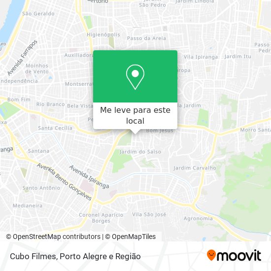 Cubo Filmes mapa