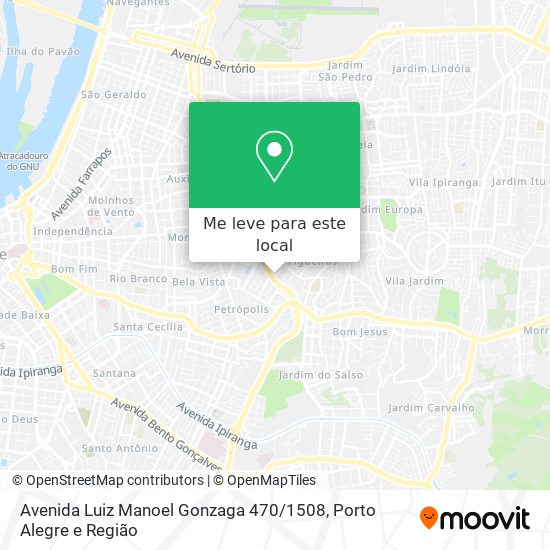 Avenida Luiz Manoel Gonzaga 470 / 1508 mapa