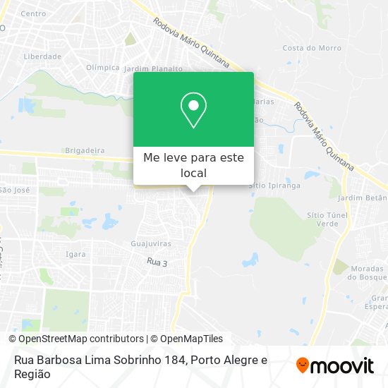 Rua Barbosa Lima Sobrinho 184 mapa