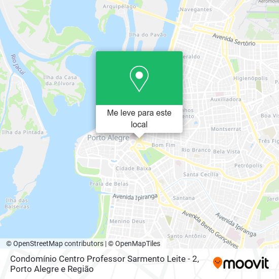 Condomínio Centro Professor Sarmento Leite - 2 mapa
