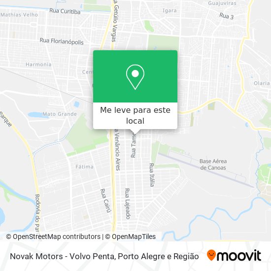 Novak Motors - Volvo Penta mapa