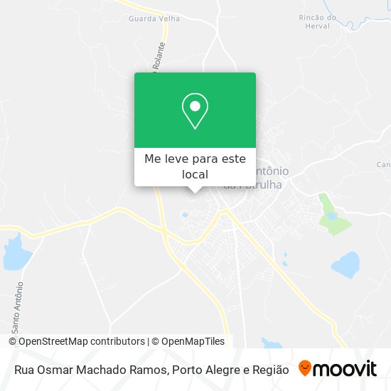 Rua Osmar Machado Ramos mapa
