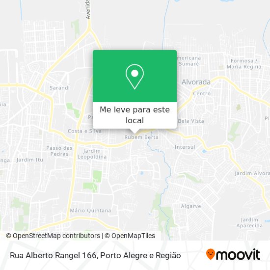 Rua Alberto Rangel 166 mapa