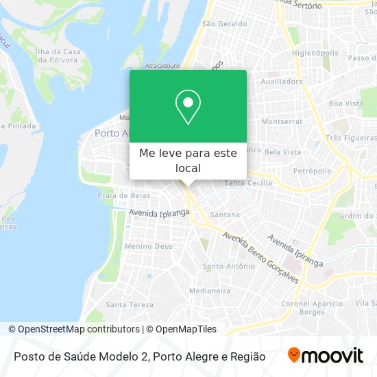 Posto de Saúde Modelo 2 mapa