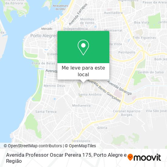 Avenida Professor Oscar Pereira 175 mapa