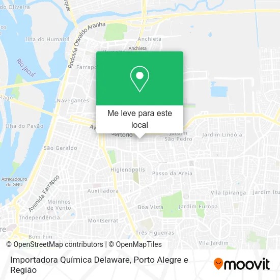 Importadora Química Delaware mapa