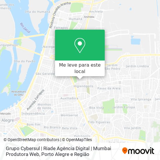 Grupo Cybersul | Riade Agência Digital | Mumbai Produtora Web mapa