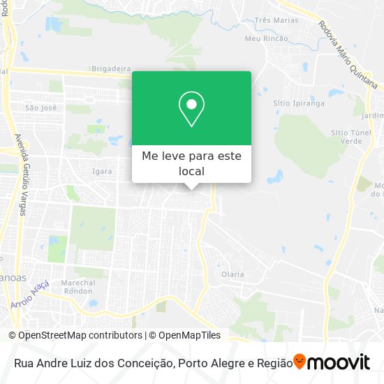Rua Andre Luiz dos Conceição mapa