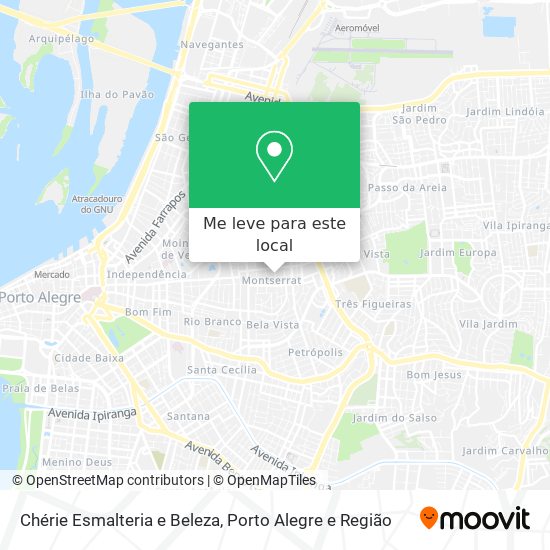 Chérie Esmalteria e Beleza mapa