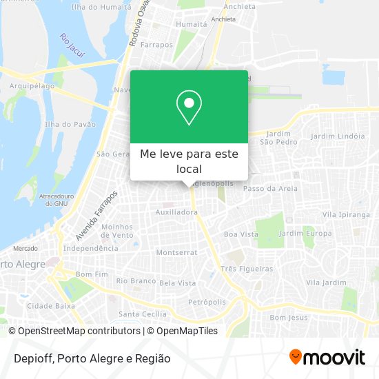 Depioff mapa