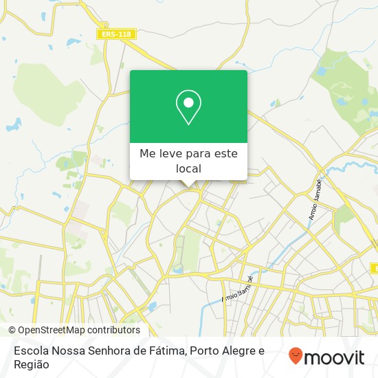 Escola Nossa Senhora de Fátima mapa