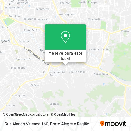 Rua Alarico Valença 160 mapa