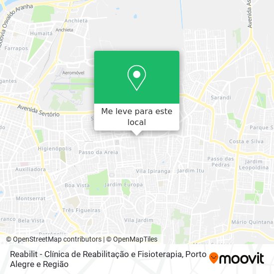 Reabilit - Clínica de Reabilitação e Fisioterapia mapa