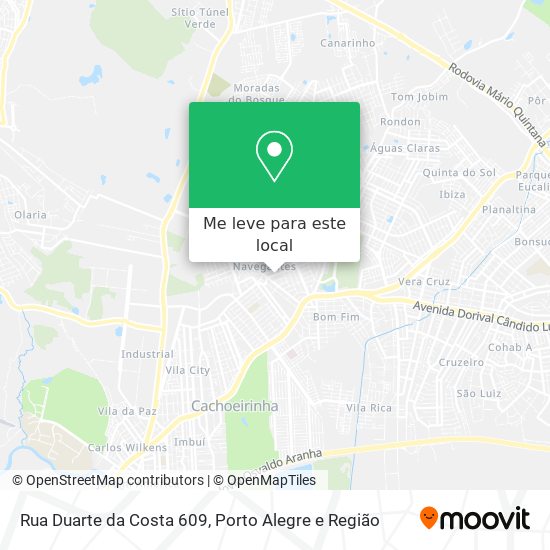 Rua Duarte da Costa 609 mapa