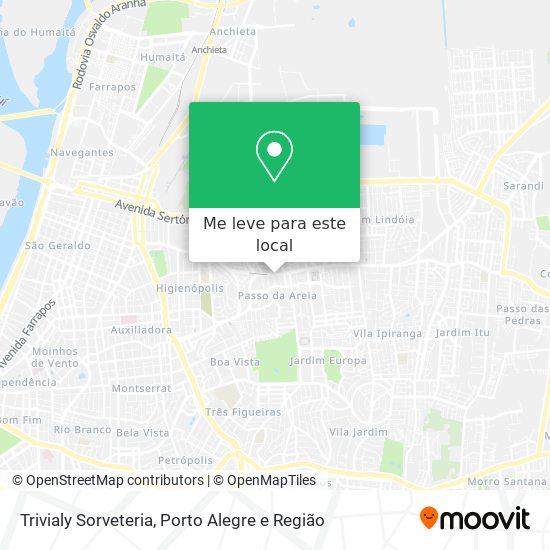 Trivialy Sorveteria mapa