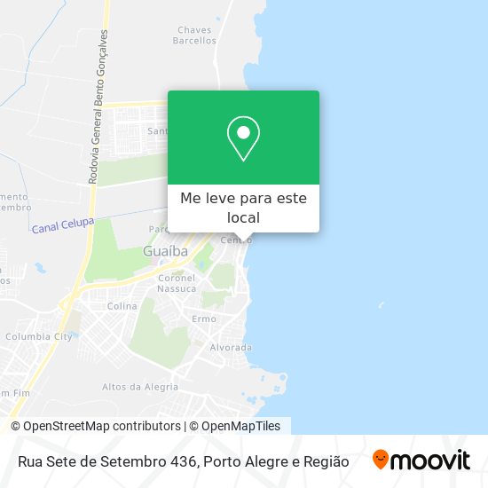 Rua Sete de Setembro 436 mapa