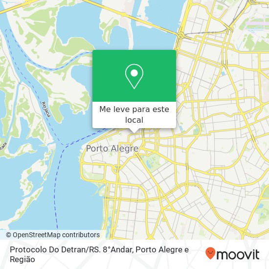 Protocolo Do Detran / RS. 8°Andar mapa