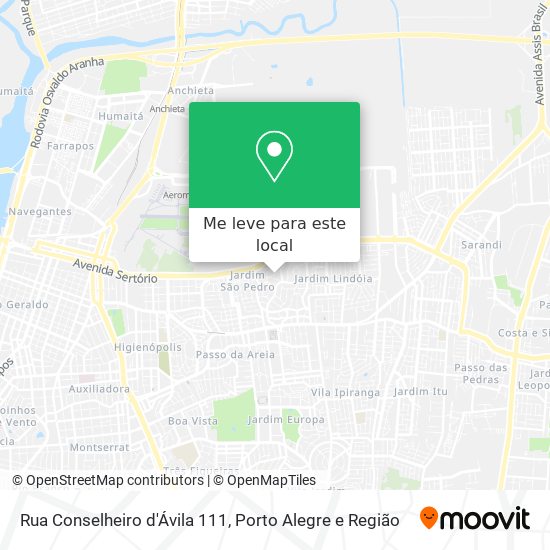 Rua Conselheiro d'Ávila 111 mapa