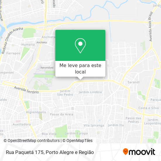 Rua Paquetá 175 mapa