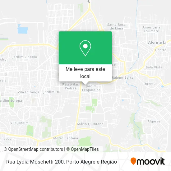 Rua Lydia Moschetti 200 mapa
